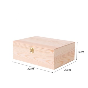 Boîtes cadeaux <span class=keywords><strong>en</strong></span> <span class=keywords><strong>bois</strong></span> d'usine BSCI boîte <span class=keywords><strong>en</strong></span> <span class=keywords><strong>bois</strong></span> de pin inachevée boîte <span class=keywords><strong>à</strong></span> <span class=keywords><strong>bijoux</strong></span> personnalisée boîte souvenir - Product Image 6