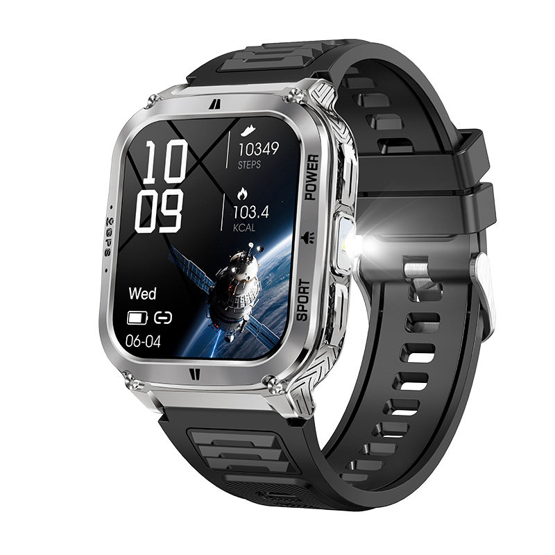 2026 NX30 Smart Watch with GPS 1.83Inch Blood Oxygen Blood Pressure Sport 30M Waterproof Man Relojes Smartwatch With Flashlight