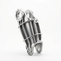 AsiaLink OEM - Pieza de Marco de Pierna de Robot de Aluminio Fundido a Presión de Alta Precisión, Soporte de Esqueleto de Muslo para Robot IA, Modelo de Robots Humanoides