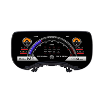 Speedometer Mobil untuk Nissan 350Z 370Z 2003-2006 LCD Digital Cluster Upgrade Dashboard Instrumen Mobil