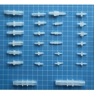 Vuông giữa 3/32 "ID Ống 2.4mm L hình dạng kết nối 2 cách barb Coupler nhựa thép gai thẳng Ống phù hợp - Product Image 6