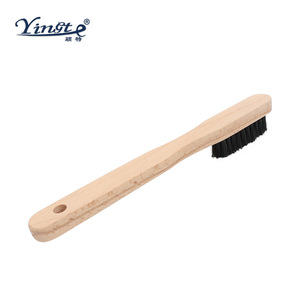 Yinste Wooden Cleaning <b>Brush</b> Long Handle Bristle Household <b>Dusting</b> <b>Brush</b> - Product Image 1