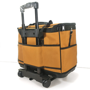 <span class=keywords><strong>Maleta</strong></span> con Ruedas y Base de Plástico Rígido, Resistente y Duradera, Bolsa de Almacenamiento Multifuncional, Organizador Portátil para <span class=keywords><strong>Herramientas</strong></span> de Renovación - Product Image 1