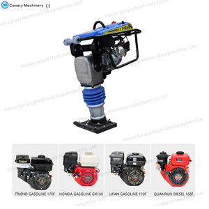 2024ガソリンハンドヘルド6.5hpジャンピングジャックランマーコンパクター電動土壌ランマー - Product Image 2