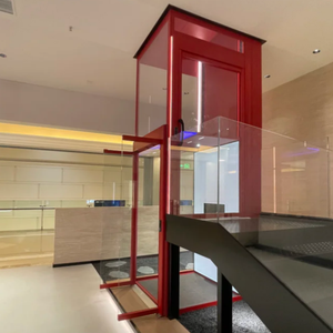 Lift Rumah Villa Berkualitas Tinggi, Dapat Disesuaikan, 2-4 Lantai, Lengkap, Tanpa Gear, Traksi AC, Desain Modern untuk Apartemen - Product Image 1