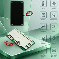 24S LiFePO4 BMS dengan 24S 76.8V 60A Komunikasi Bluetooth RS485 untuk Sistem Tenaga Becak Listrik 72V