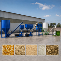 Ligne de production de granulés d'aliments pour animaux, usine de fabrication d'aliments pour animaux, machines de fabrication de granulés, fabricant chinois