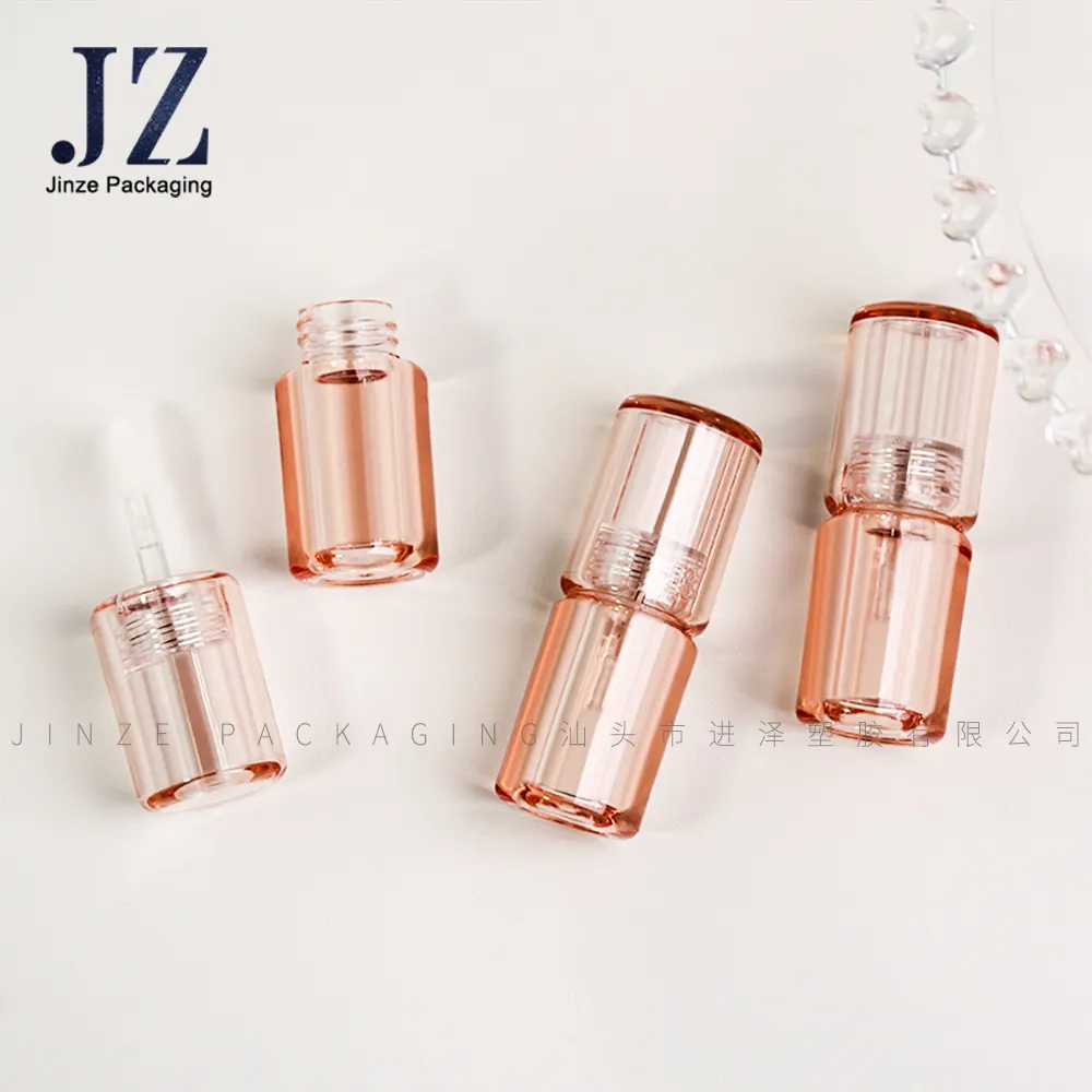 Jinze Nieuwste Plastic Lipgloss Tube 3.5Ml Schattige Cosmetische Lipgloss Tube Container Met Applicator Voor Make-Up