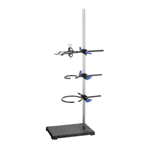 Soporte de laboratorio Degao para retorta de hierro de 40/50/60/70 cm con abrazaderas y anillos completos para soporte de experimentos químicos - Product Image 5