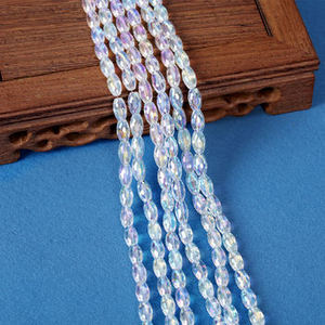 Wholesale Bucket <b>Beads</b> Transparent Coloured <b>Glass</b> <b>Beads</b> Synthetic Quartz Stone <b>Crystal</b> Loose <b>Bead</b> for Jewellery Production - Product Image 5