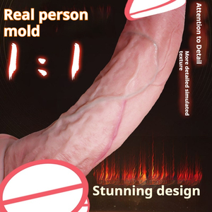 Vente en gros de jouets pour adultes personnalisables en silicone liquide avec ventouse puissante, design veineux réaliste, produits sexuels, dildo naturel - Product Image 3