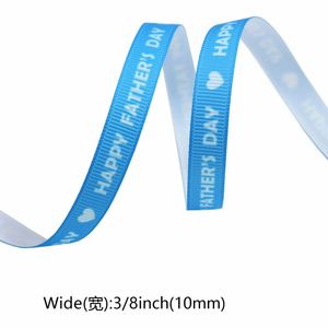 Ruban gros-grain imprimé de haute qualité et durable de 1/1,6 cm pour la décoration de sacs cadeaux, 10 yards/rouleau - Product Image 3