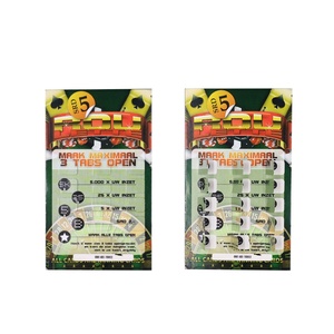 Custom Gift Card Manufacturers Digital <b>Printing</b> <b>Paper</b> Window Pull Tabs and Break Open Pull Tabs Game Tickets - Product Image 5