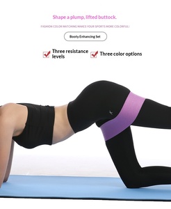 <span class=keywords><strong>Banda</strong></span> de Resistencia Elástica de Alta Calidad para Cadera, Color Negro, para Entrenamiento de Glúteos y Piernas, Antideslizante, para Fitness - Product Image 2