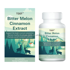 TDDT Extrait de Melon Amer et de Cannelle 45 Capsules Complément Herbal Soutien au Bien-être Métabolique - Product Image 3