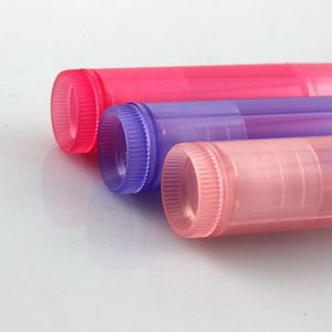 Empty <b>Plastic</b> Lipstick <b>Tube</b> 5g DIY Cosmetic Packaging Sample For Lip Balm Customizable - Product Image 3