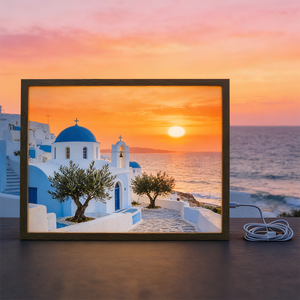 Rectangle Street Sign <b>LED</b> <b>Light</b> <b>Box</b> Coffee Shop Business Decorative MDF Frame Outdoor Wall Hanging Advertising <b>Light</b> <b>Box</b> Sign - Product Image 1