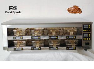Vitrine chauffante KFC grande capacité pour poulet frit, armoire chauffante à tiroirs pour aliments chauds, vitrine de présentation abordable - Product Image 4