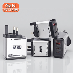 <span class=keywords><strong>Chargeur</strong></span> mural GaN 65W 3 ports 2C1A PD 3.0 QC3.0 OTP Ignifuge Multi-protection Prise EU/UK pour Smartphone Ordinateur Portable OEM ODM - Product Image 6