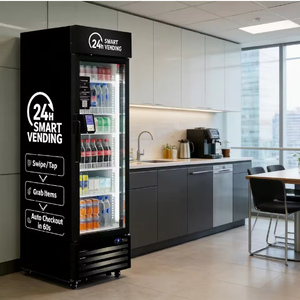 Distributeur automatique intelligent à reconnaissance visuelle AI pour boissons froides et snacks – Armoire <span class=keywords><strong>de</strong></span> libre-service - Product Image 4