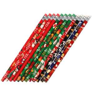 Série <span class=keywords><strong>de</strong></span> Noël – <span class=keywords><strong>Crayon</strong></span> HB <span class=keywords><strong>de</strong></span> 7,5 pouces avec tête gommeuse, motif <span class=keywords><strong>dessin</strong></span> animé, en bois, pour enfants, papeterie <span class=keywords><strong>de</strong></span> <span class=keywords><strong>dessin</strong></span>, vente en gros, personnalisation - Product Image 4