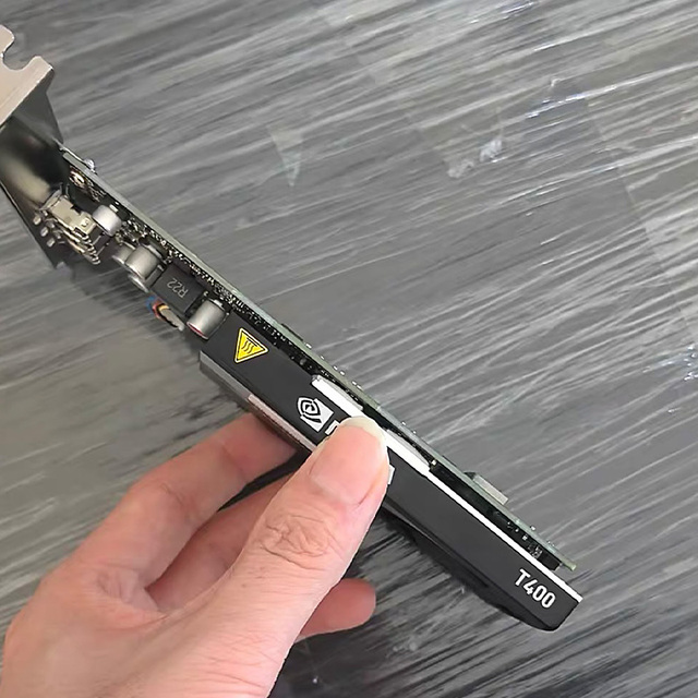 Quadro T400 64-bit Small Form Factor Low Profile Desktop Graphics Card with 2 GB GDDR6 PCI-E 3.0 X16 Fan Cooler Used Stock