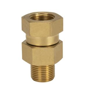 Mingou <b>Copper</b> Rotary Joint 1/4" 3/8" For Car Wash High Pressure <b>Washer</b> Fitting - Product Image 2