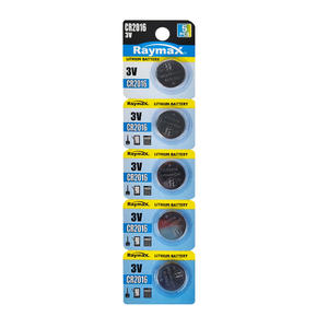 Raymax vendita calda della fabbrica direttamente <span class=keywords><strong>3v</strong></span> 80mah <span class=keywords><strong>Cr2016</strong></span> per il controllo remoto - Product Image 1