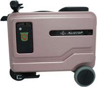 Aliotop 2025 Trottinette électrique intelligente portable moderne unisexe, écologique, durable, légère, bagage à main, cadre en aluminium