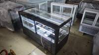 Vitrine Réfrigérée pour Gâteaux à Refroidissement par Air, Présentoir Réfrigéré en Verre pour Pâtisserie, Vitrine à Gâteaux
