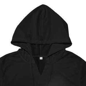 Diseñador personalizado Hombres Hoody Camisas Forrado Pesado En Blanco de manga corta Sudadera con capucha - Product Image 3