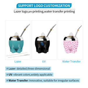 Ofertas de Muestras Limitadas: Tazas de Café Reutilizables para Mujer, de Acero Inoxidable y Silicona, con Diseño de Elefante, para Regalo - Product Image 5