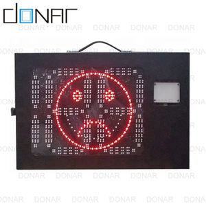 Panneau d'affichage radar de vitesse avec visage souriant/cri à énergie solaire pour avertir les conducteurs avec vitesse et limite de vitesse - Product Image 2