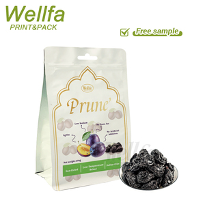 Tùy chỉnh in túi nhôm <span class=keywords><strong>Ziplock</strong></span> với lỗ EURO cho bao bì trái cây sấy khô cấp thực phẩm Dây Kéo Túi đáy phẳng - Product Image 2