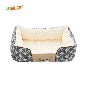 Famipet Hersteller Custom <span class=keywords><strong>Luxury</strong></span> Design Weiche Komfortable Hunde bett Rechteck Wasch bare Haustier Welpe Katze Hunde bett - Product Image 4