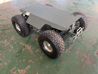 Châssis de robot tout-terrain à quatre roues avec transmission différentielle, châssis UGV pour robot industriel
