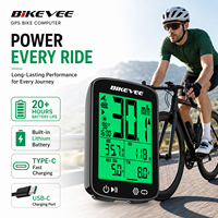 Computadora para Bicicleta con GPS Bikevee350 Ultraligera, 49g, 5 Sistemas de Satélites, Resistente al Agua IPX7, Batería de Más de 20 Horas