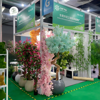 Promo Panas Pohon Wisteria Sutra Buatan dari Kayu Solid Ramah Lingkungan 250cm untuk Dekorasi Dalam Ruangan, Cocok untuk Ulang Tahun