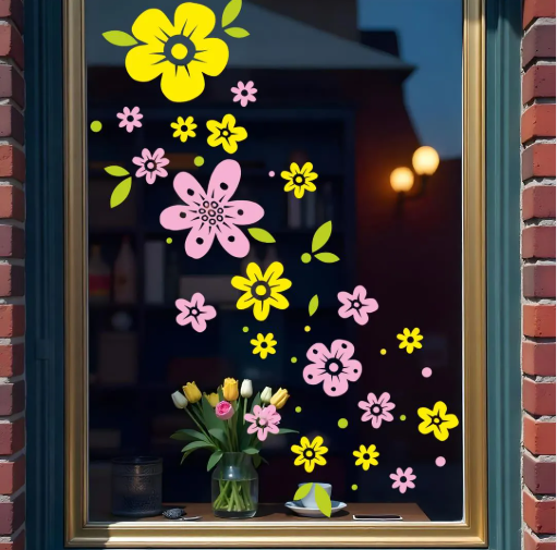 Factory Direct OEM ODM Wholesale Outdoor UV Printed Static Glass Decal Reusable No Adhesive Window Sticker