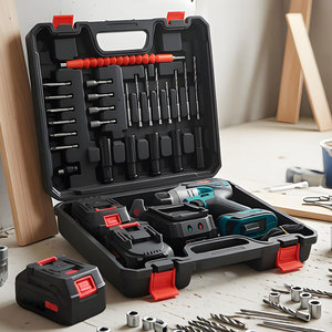 Juego de Llaves de Impacto Inalámbricas Portátiles de Grado Industrial, 18V, Alto Torque, Sin Escobillas, 350 N.m, con Batería de Litio para Proyectos de Bricolaje - Product Image 6