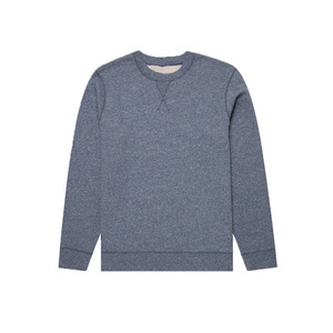 Sudadera de Invierno para Hombre, Ecológica, Mezcla de Poliéster Reciclado y Algodón, Color Sólido, Teñido de Bajo Impacto, Estándares de Fabricación Éticos - Product Image 1