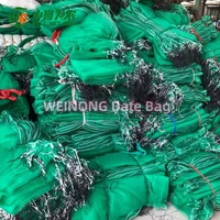 Sacs en filet de palmier en HDPE, résistants aux UV, haute résistance à la traction, filet Leno ventilé, protection des fruits, économiques, non toxiques