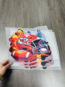 NFL nouveau design dtf transfert de chaleur dtf logo autocollant impression par transfert à la demande fer à repasser par transfert pour vêtements - Product Image 3