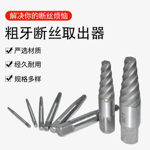 Kit d'outils manuels haute dureté pour l'extraction de filetages de tuyaux et d'écrous à filetage grossier, extracteur de vis et de boulons - Product Image 3