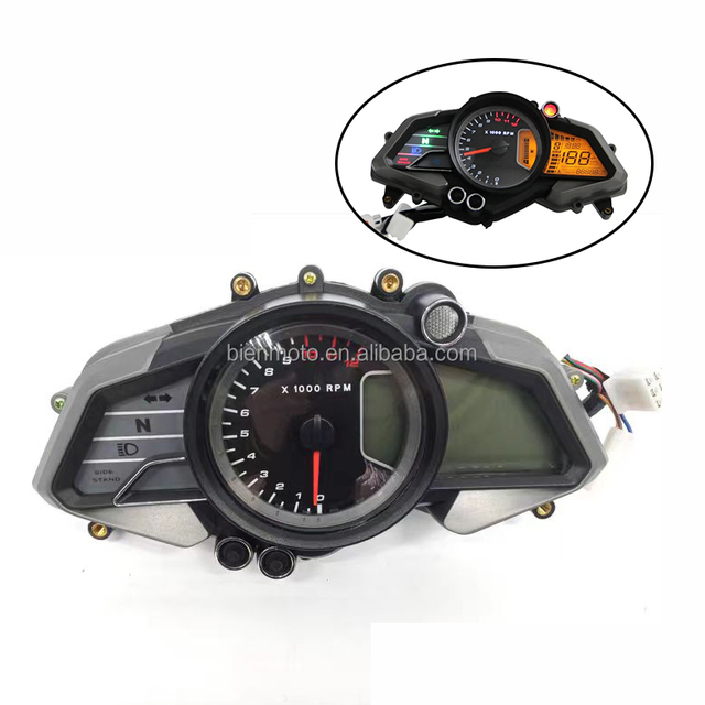 Motorcycle Meter LED Digital Motorcycle Spare Parts Accessories Speedometer for Bajaj 200NS Pulsar 200ns Motorcycle Parts