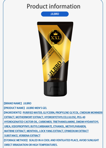 Crème d'agrandissement du pénis pour hommes, forte et efficace, pour une croissance accrue, un épaississement et une durée prolongée des rapports sexuels, modèle JJl, Chine. - Product Image 2
