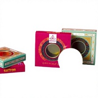 Mini boîte alimentaire vide en fer blanc de qualité alimentaire pour thé, safran, sucre et farine, avec impression offset