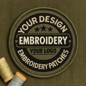 Patchs brodés personnalisés avec logo, à thermocoller pour vêtements, sacs, marquage et accessoires de décoration promotionnelle - Product Image 1