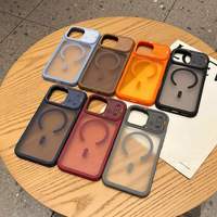 Étui de téléphone mat innovant pour iPhone 18Pro 17, 16, 15, 14, 13, 12, 11Pro Plus, étui de téléphone anti-chute