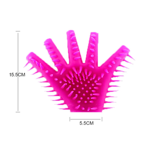 Guantes de silicona de alta calidad para masaje genital femenino, guantes de dientes de lobo para masturbación, guantes sexuales de silicona para juegos SM, juguetes sexuales para adultos. - Product Image 4